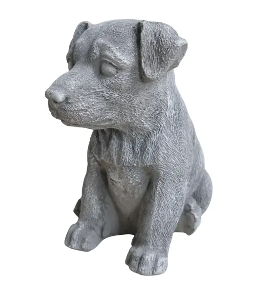 Product image 4 of the product “Finn - Seated Dog, 16.5cm H | cast stone ”